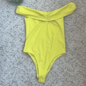 Off the shoulder bodysuit